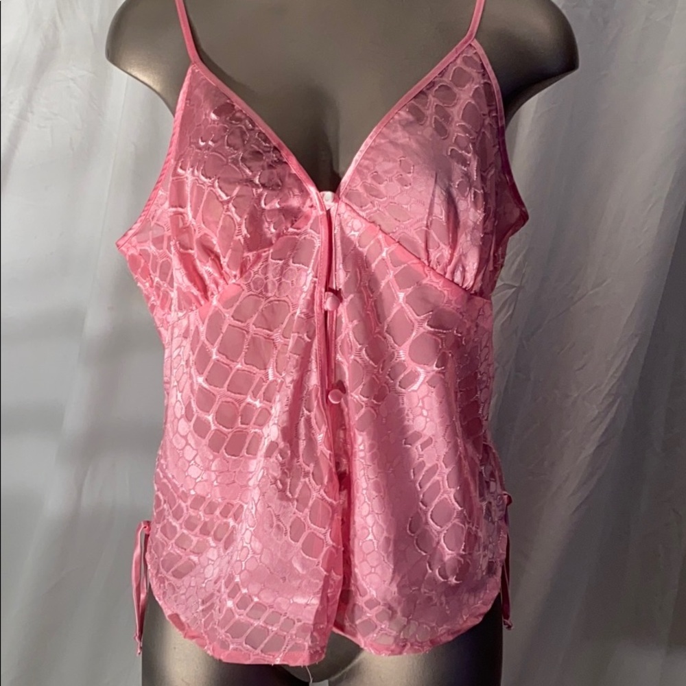 Vintage 70’s/80’s Pink Button Up Cami